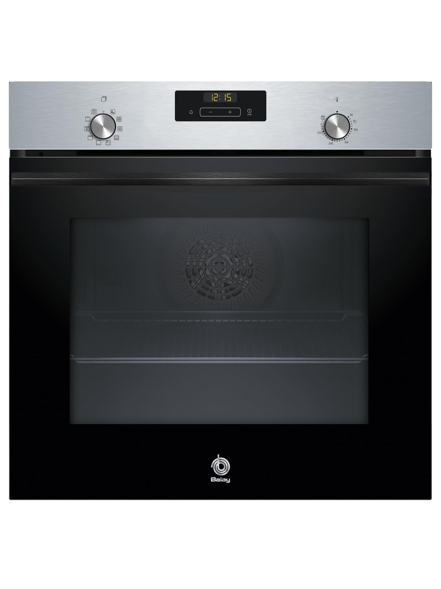Balay Horno Multifunción 60cm, Aqualisis, Control Confort, Cristal Negro, Modelo 3HB4131X3